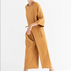 No 6 Ida Jumpsuit toast linen